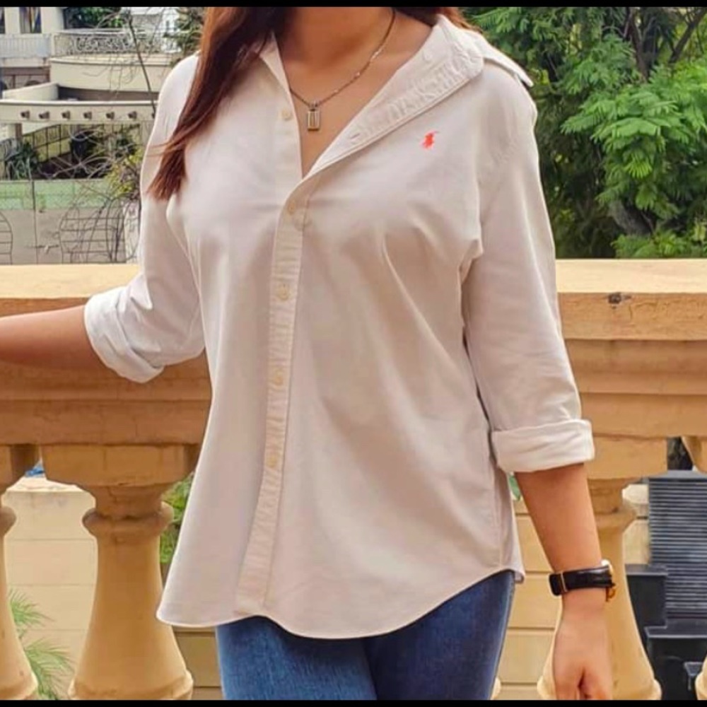 Button up shirt for women from Ralph Lauren, XL